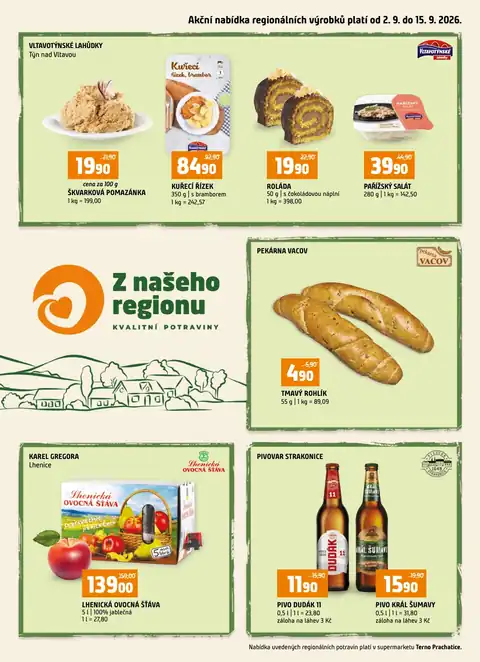 Z našeho regionu kvalitní potraviny · Prachatice