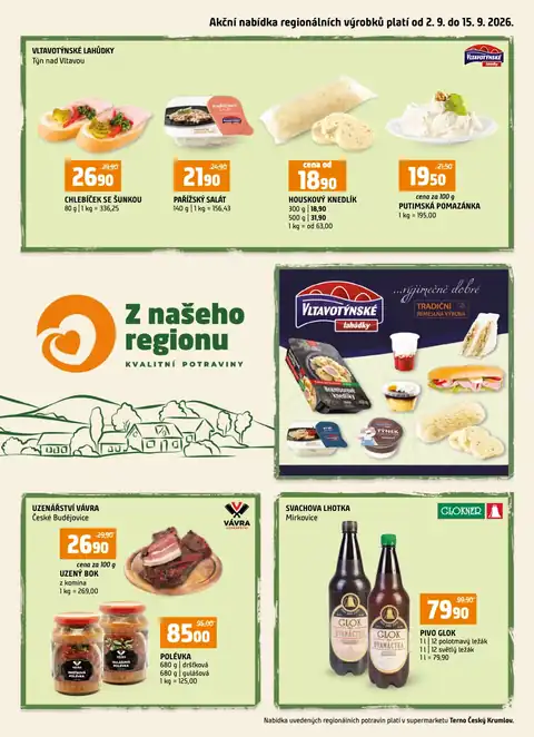 Z našeho regionu kvalitní potraviny · Český Krumlov
