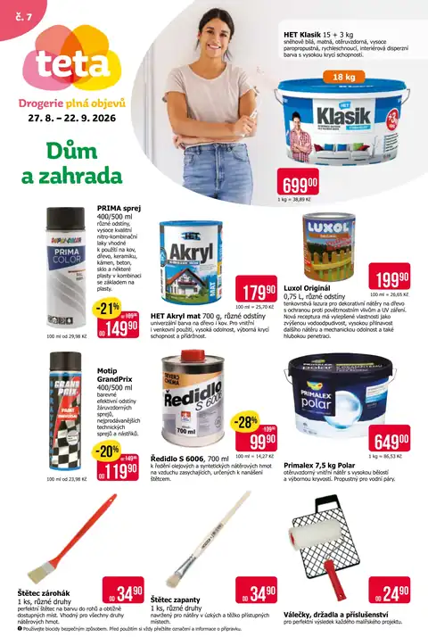 Teta technický leták č. 7 · 27.08.–22.09.2026