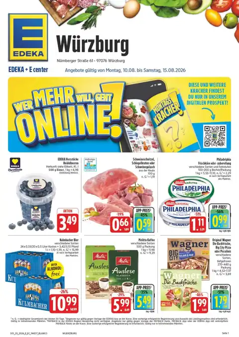EDEKA Würzburg Prospekt