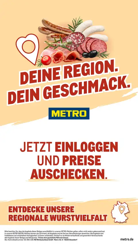 METRO DE - Regionale Wurst Vielfalt