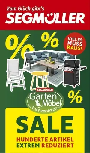 Segmüller Gartenmöbel-Sale
