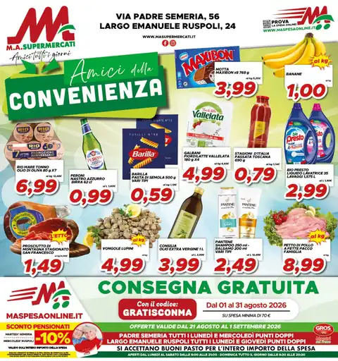 MA Supermercati · Semeria · Ruspoli