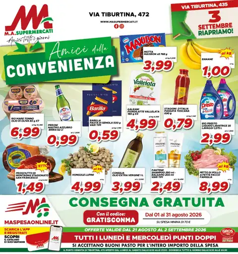 MA Supermercati · Tiburtina 472