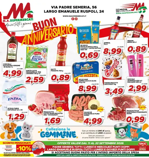 MA Supermercati · Semeria · Ruspoli