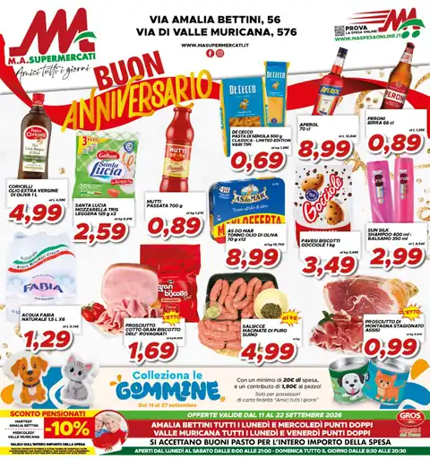 MA Supermercati · Valle Muricana · Serpentara