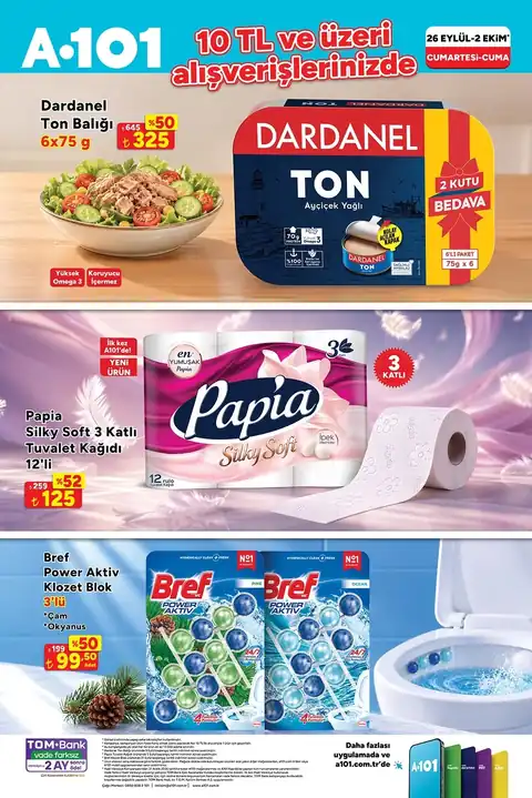 A101 10 TL ve Üzeri Alışverişlerinizde