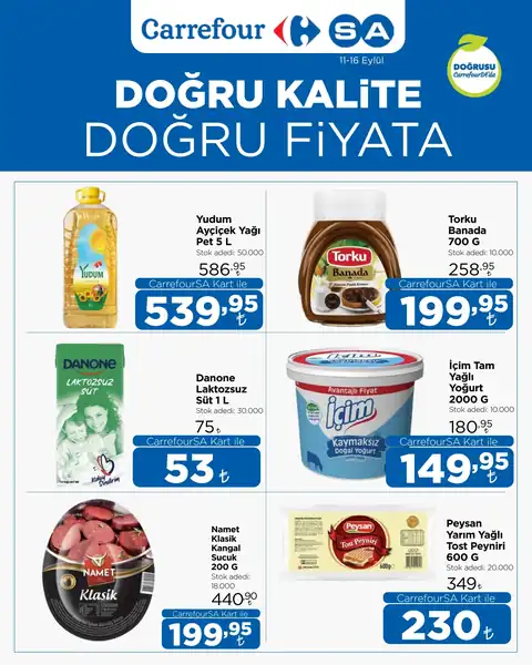 CarrefourSA Aktüel Katalog · 11-16 Eylül