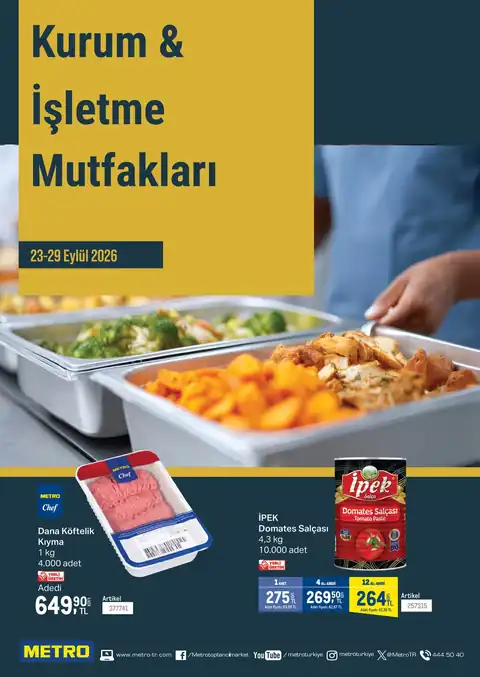 Kurum & İşletme Mutfakları